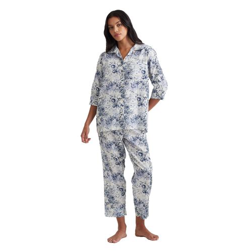 Papinelle Toile De Jouy Crop Pj Set